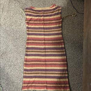 Polo by Ralph Lauren Multicolor Striped Midi Dress